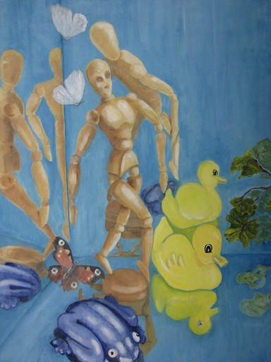 Igor KUBALEK - 绘画 - La Nature et la Fin de l'Humanité