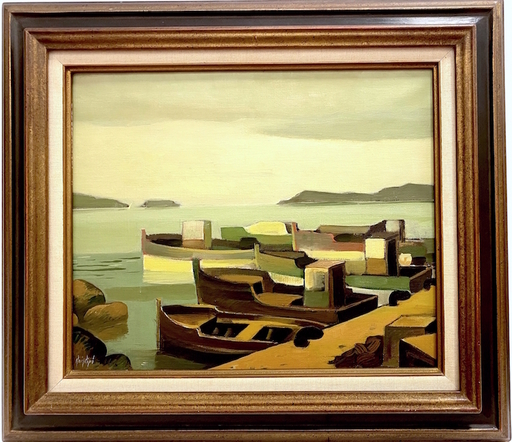 Manolo RUIZ PIPO - Painting - Le port 