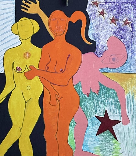 Roland DZENIS - Gemälde - A falling star