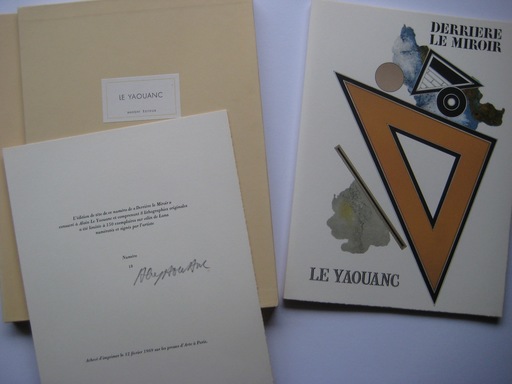Alain LE YAOUANC - 版画 - DERRIERE LE MIROIR DLM 1969 N°13/150 SIGNÉ AU CRAYON