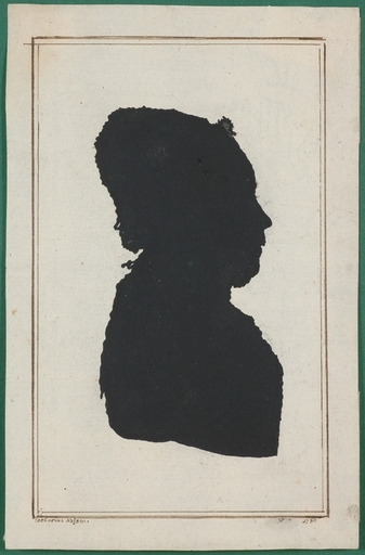 Frank DEIWEL - Miniature - "Silhouette Portrait", 1780