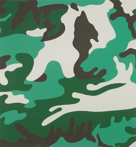 Andy WARHOL - Estampe-Multiple - Camouflage (FS II.406)