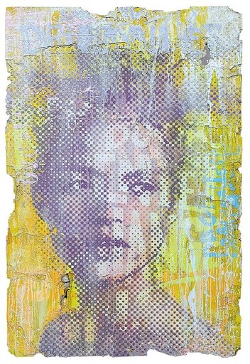 Patrizia CASAGRANDA - Gemälde - Purple Yellow Kate