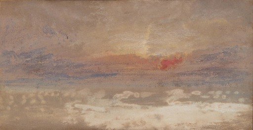 约瑟夫•玛罗德•威廉•透纳 - 绘画 - Coastal Sunset near Margate