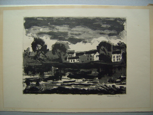 Maurice DE VLAMINCK - Print-Multiple - L'Oise à Sergy