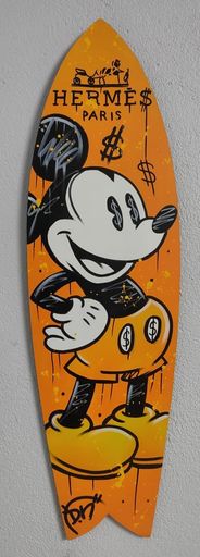 DN - Gemälde - Planche de Surf Hermes Mickey