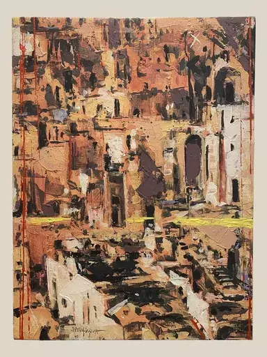 Giovanni SPINAZZOLA - Gemälde - Texture of city