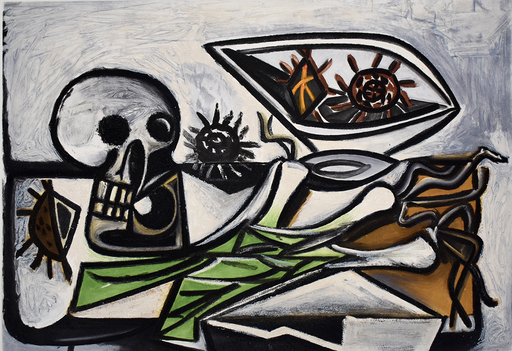 Pablo PICASSO - Print-Multiple -  Still Life with Skull | Nature morte au crâne