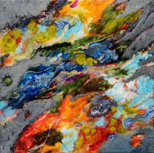 Yannick BERNARD - Pittura - Abstrait V