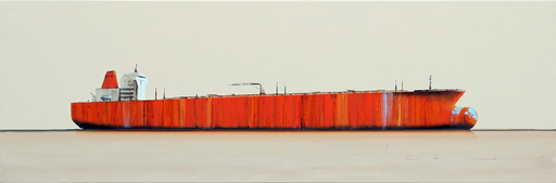 Stéphane JOANNES - Painting - Tanker