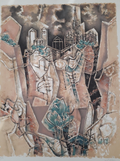 Georges DAYEZ - Print-Multiple - Cubist City