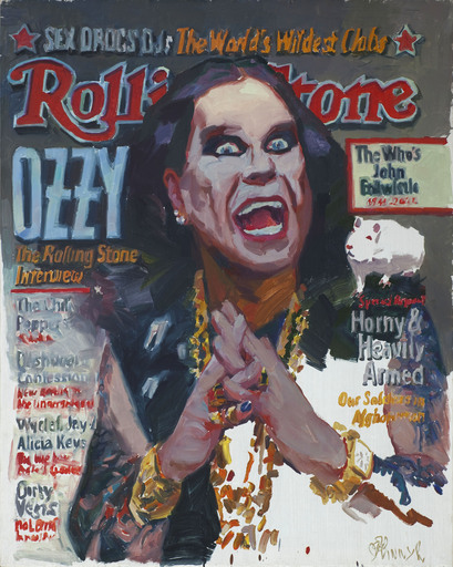 Winnie REUNOV - Painting - Rolling Stone 3