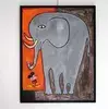 Richard BOIGEOL - Pittura - LA SOURIS ET L' ELEPHANT
