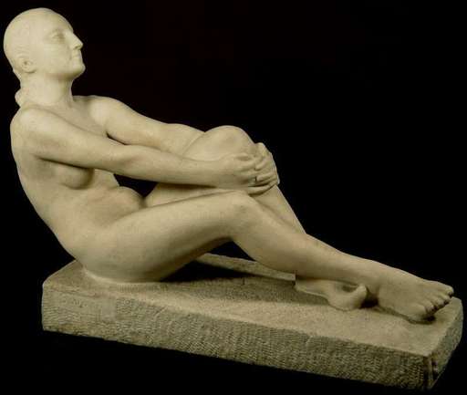 Janos SOVARY - Sculpture-Volume - Reclining Nude