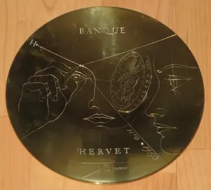 BRONZE 1980 SIGNÉ BANQUE HERVET ERCUIS 18 cm SIGNED BRONZE de Pierre