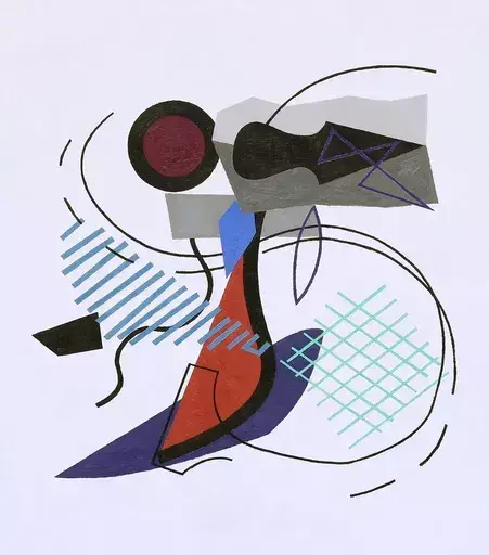 Luka TSETSKHLADE - Painting - Abstract Composition - 04