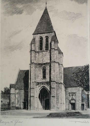 Leopold ROBIN - Print-Multiple - Vierzon - L'église