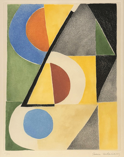 Sonia DELAUNAY - Stampa-Multiplo - Untitled (Rythmes colorés)