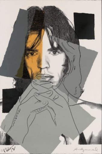 安迪·沃霍尔 - 版画 - Mick Jagger #147