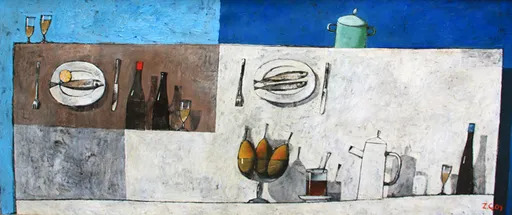 Zurab GIKASHVILI - Painting - Still life