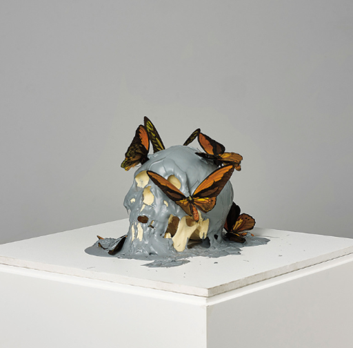 Philippe PASQUA - Sculpture-Volume - Vanité Aux Papillons