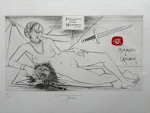 Pierre-Yves TRÉMOIS - 版画 - CRANACH GRAVURE SIGNÉE CRAYON NUM/175 HANDSIGNED ETCHING