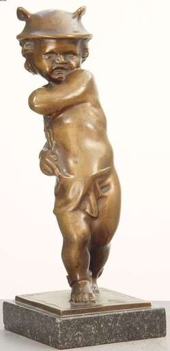 Josef RIEDEL - Sculpture-Volume - Baby Mercury