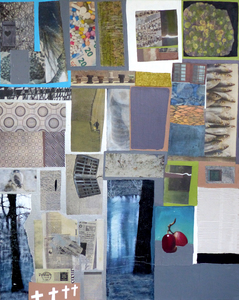 Christine GROSARU-BLETON - Painting - Collages 5