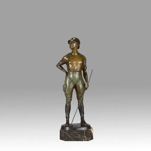Franz IFFLAND - Sculpture-Volume - Polo Player