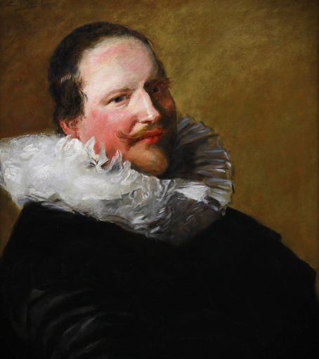 Edgar BUNDY - Painting - portrait of a nobleman