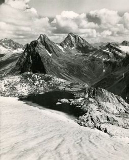 Paul FAISS - 照片 - Gletscher-Wasser-Fels und Wolken
