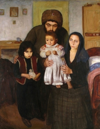 Maurycy MINKOWSKI - Painting - Family