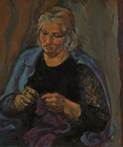 Victor ROZIN - Painting - Grandmother
