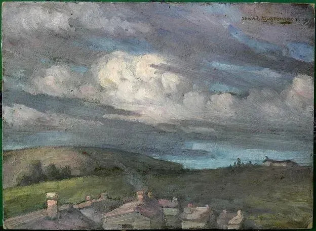 Etude De Ciel Nuageux By Jean Desire Bascoules Buy Art Online Artprice