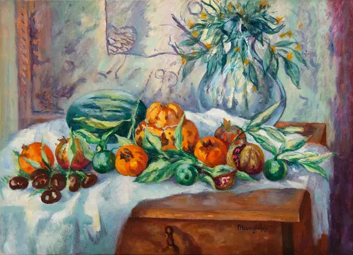 亨利·夏尔·芒更 - 绘画 - Nature morte aux grenades