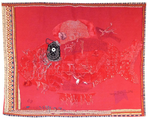 Roger BEZOMBES - Tapestry - Poisson cardinal