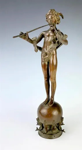 Frederick William MCMONNIES - Sculpture-Volume - "Pan of Rohallion"