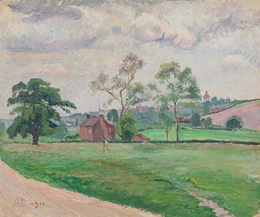 Lucien PISSARRO - Painting - Stormy Weather, Colchester