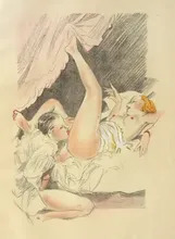 Feodor Stepanovich ROJANKOVSKY - Stampa Multiplo - Idylle printanière