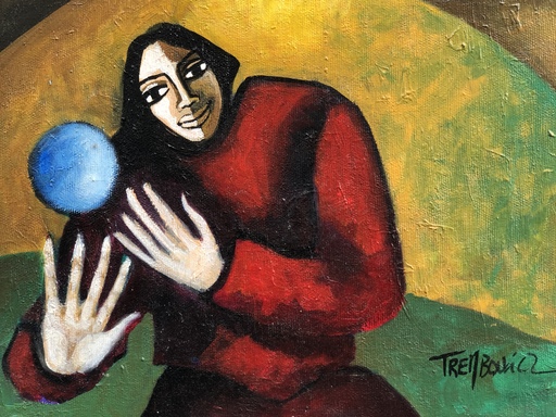 Fiora TREMBOWICZ - Painting - Personnage