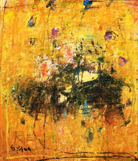 Osamu YAMAZAKI - Peinture - Fleurs sauvages