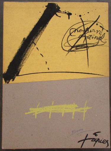 Antoni TAPIES - Estampe-Multiple - 'Nocturn Matinal'  Limited Edition Artist's Book Containing 