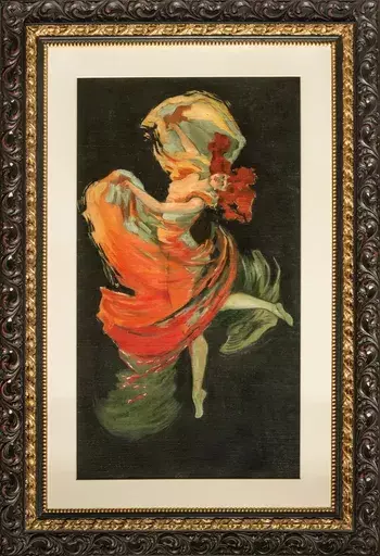 Jules CHÉRET - Painting - La Loïe Fuller. 