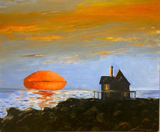 Julio LARRAZ - Painting - The End of a Very Long Day 