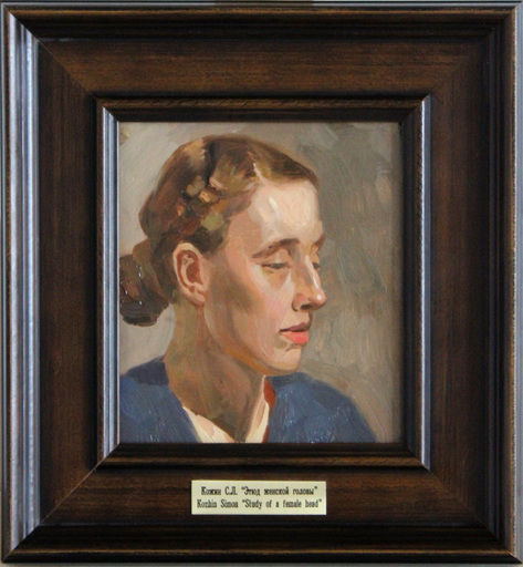 Simon L. KOZHIN - Painting - Study of a woman's head