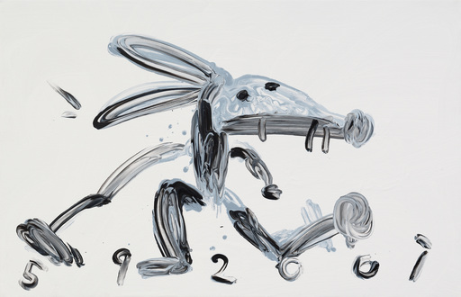 Aki KURODA - Painting - Rabbit