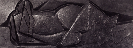 Henri LAURENS - Sculpture-Volume - Femme couchée de dos