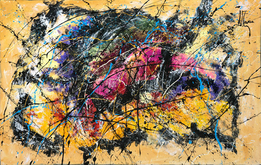 Jean-Jacques MARIE - Pittura - Abstraction lyrique série L011