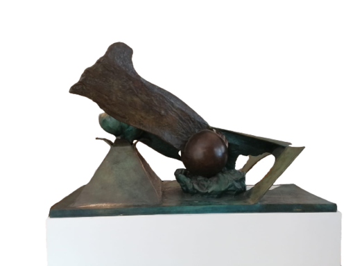 Jean Robert IPOUSTEGUY - Skulptur Volumen - Feu, Ombre, Pénombre