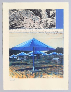 CHRISTO - Print-Multiple - The umbrellas, joint project for Japan and USA
